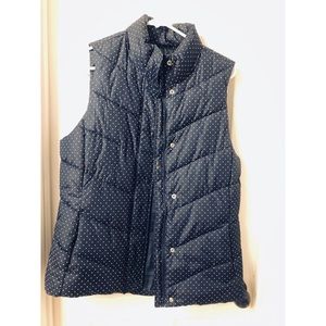 Navy White Dotted GAP Puffer Best